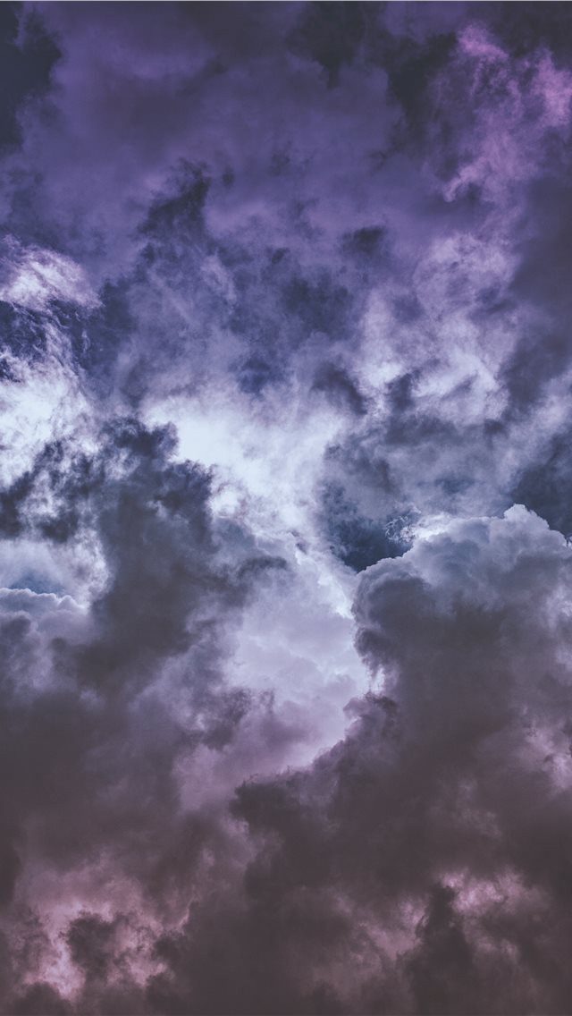 Wisteria clouds     iPhone wallpaper 