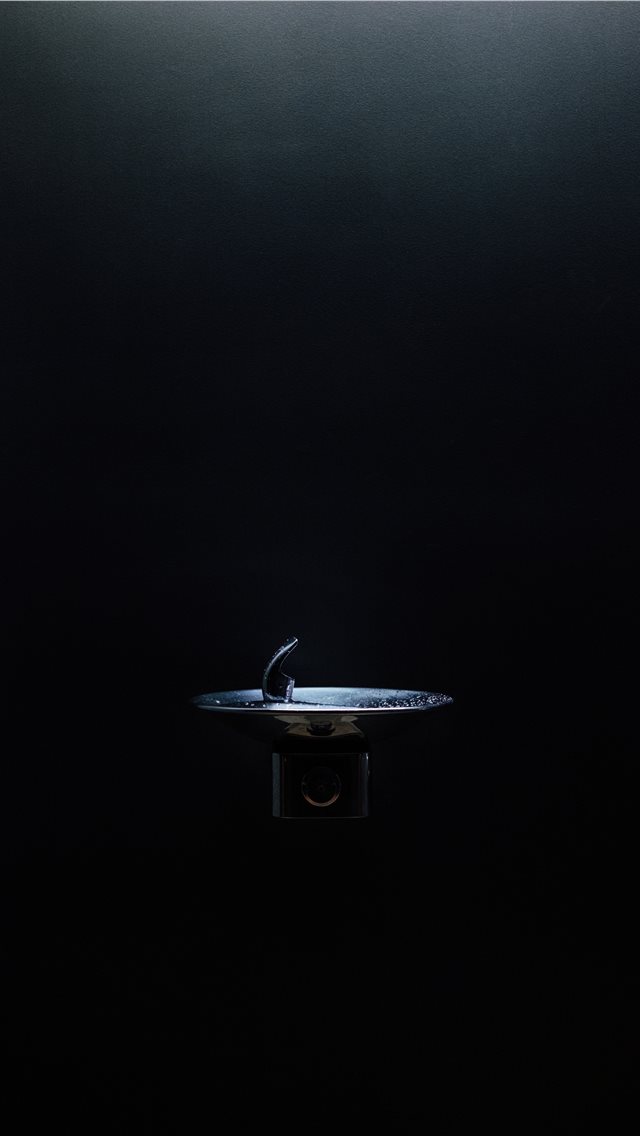 At the Broad in LA — the water fountains on the s... iPhone wallpaper 