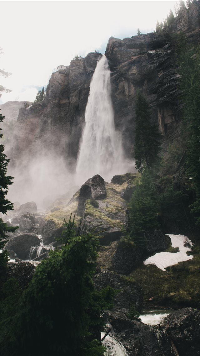 640x1136 Bridal Veil Falls  Telluride  USA - telluride iPhone Wallpaper