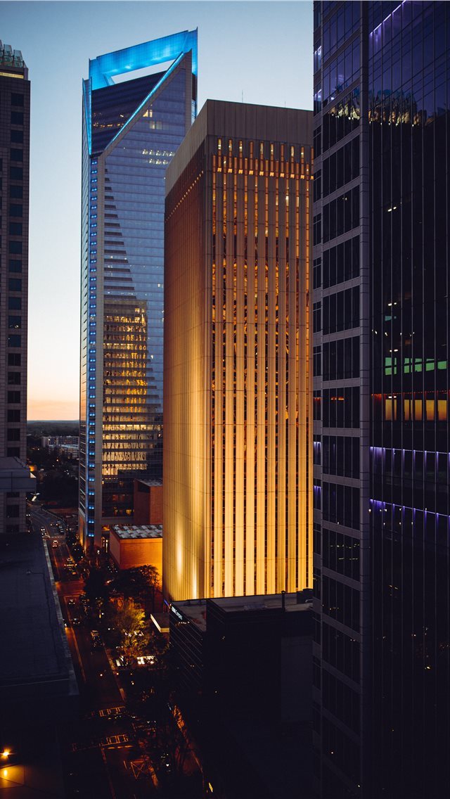 640x1136 Uptown  Charlotte  US - north carolina iPhone Wallpaper
