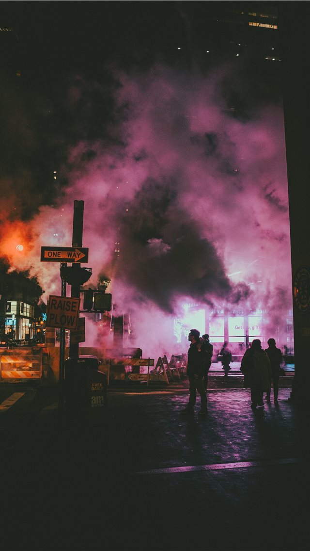 640x1136 Financial District Night Vibes II -  iPhone Wallpaper