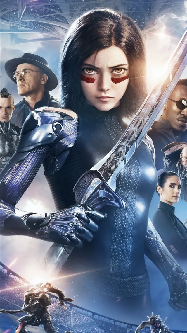 640x1136 the alita battle angel 4k new 2019 - alita battle angel iPhone Wallpaper