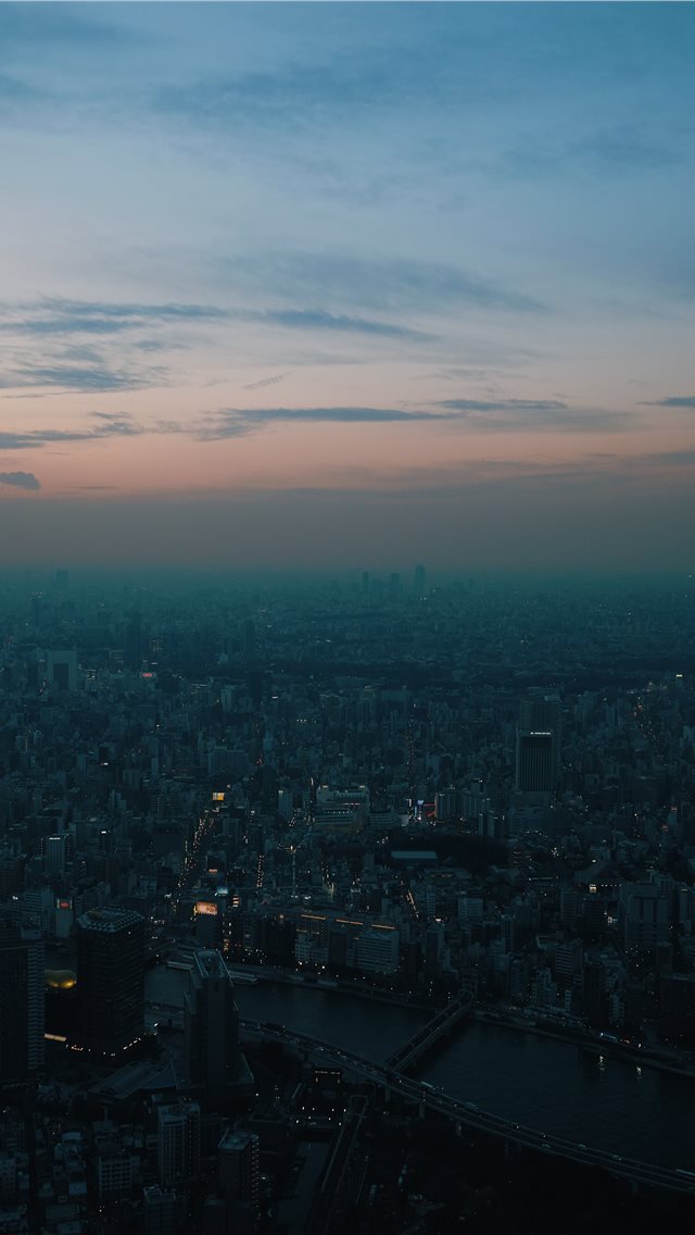 640x1136 Sundown view on Tokyo city  looking from the Tokyo... - tower iPhone Wallpaper