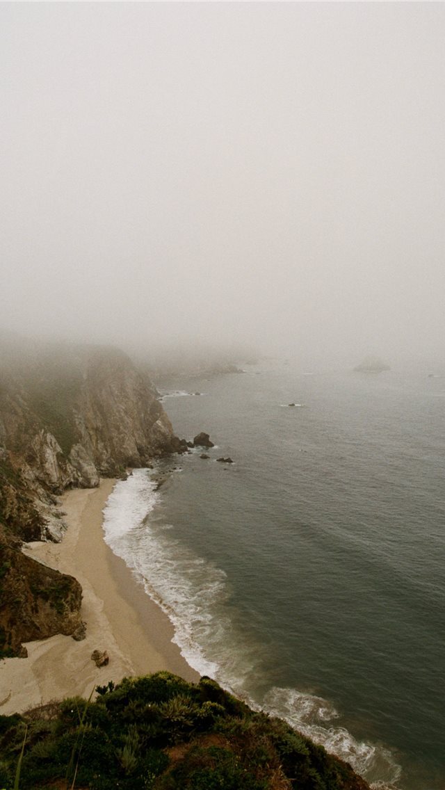 640x1136 Big Sur on film - shoreline iPhone Wallpaper