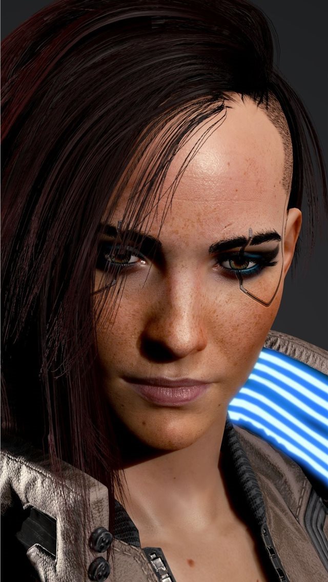 640x1136 cyberpunk 2077 character 4k 2019 - ps games iPhone Wallpaper