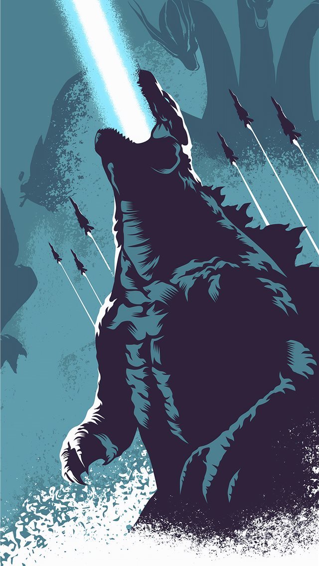 640x1136 godzilla 4k 2019 - artwork iPhone Wallpaper