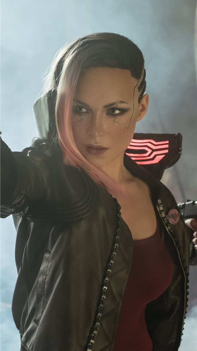 640x1136 cyberpunk 2077 new cosplay - xbox games iPhone Wallpaper