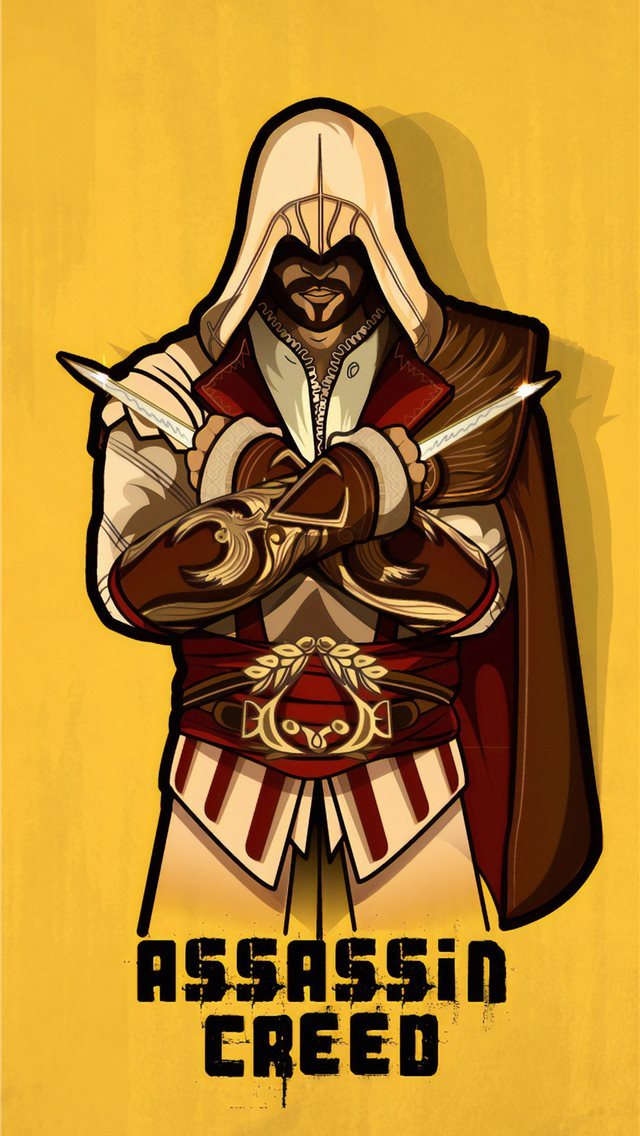 640x1136 minimal assasins creed 4k - behance iPhone Wallpaper