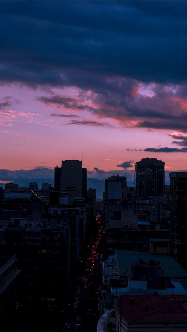 640x1136 I know you feel it Santiago  Chile  Cerro Santa Lu... - sunrise iPhone Wallpaper