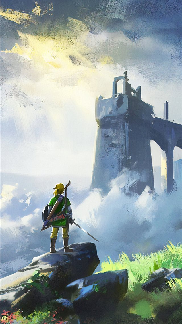 640x1136 the legend of zelda breath of wild game 4k - artstation iPhone Wallpaper
