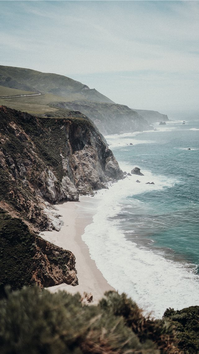640x1136 Ocean - promontory iPhone Wallpaper
