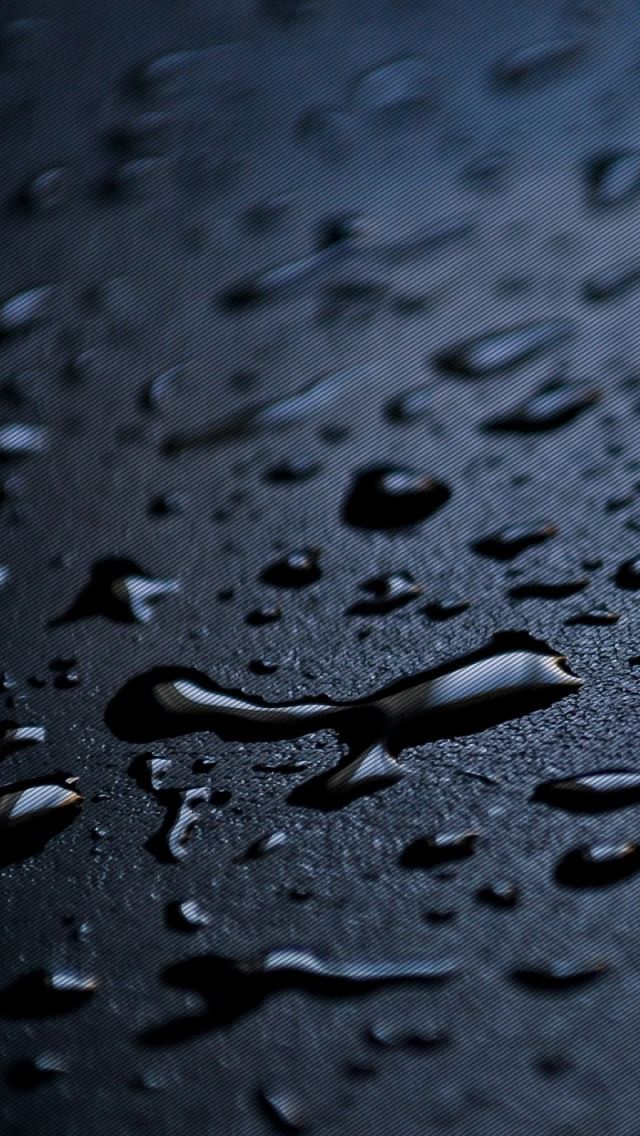 640x1136 Drops 6 - rain iPhone Wallpaper
