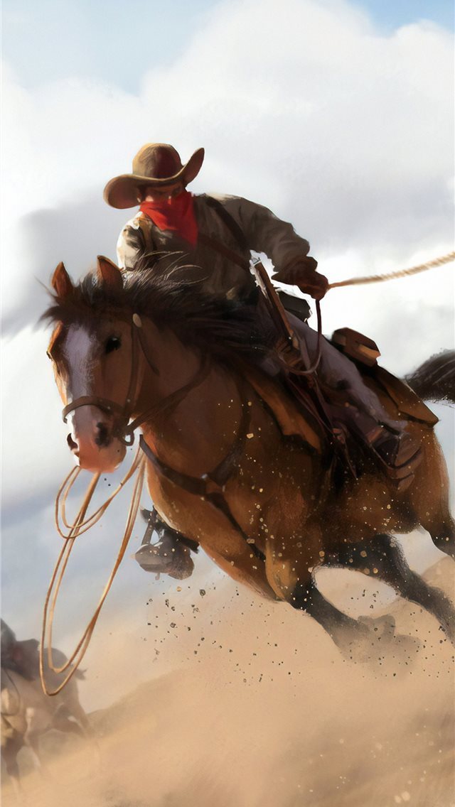 640x1136 red dead redemption 2 fanart - artwork iPhone Wallpaper