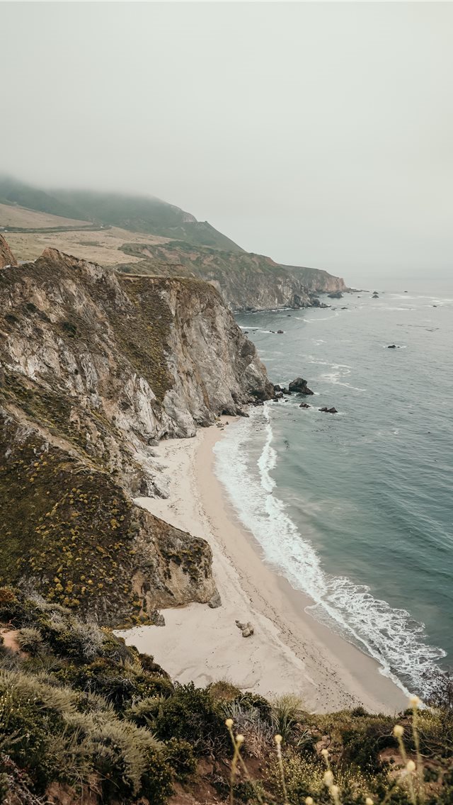 640x1136 Big Sur - sea iPhone Wallpaper