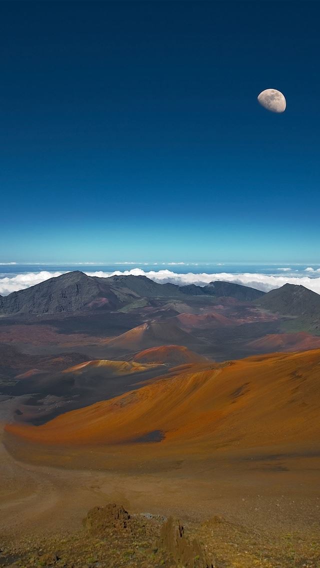 640x1136 Over the clouds - valley iPhone Wallpaper