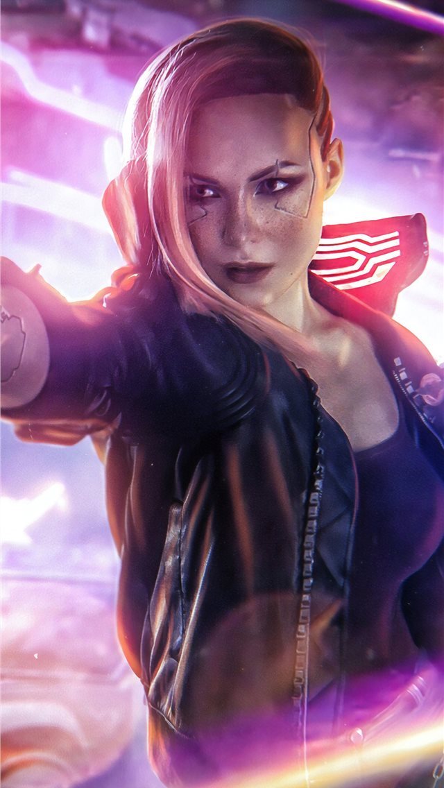 640x1136 cyberpunk 2077 game artwork 4k - artstation iPhone Wallpaper