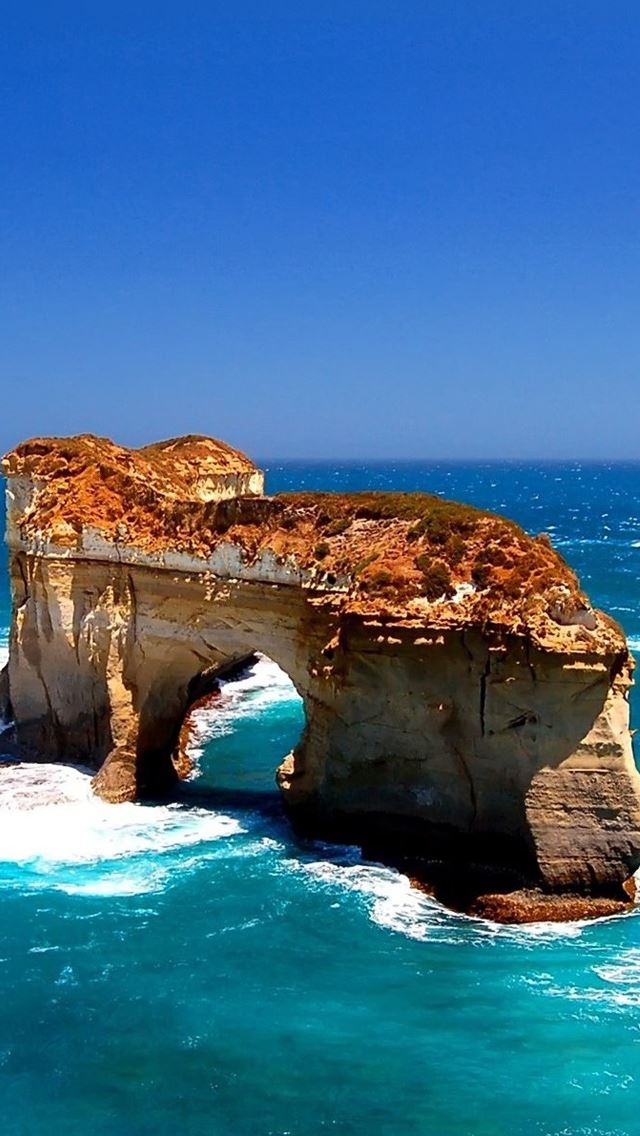 640x1136 Rugged Sea - sea iPhone Wallpaper