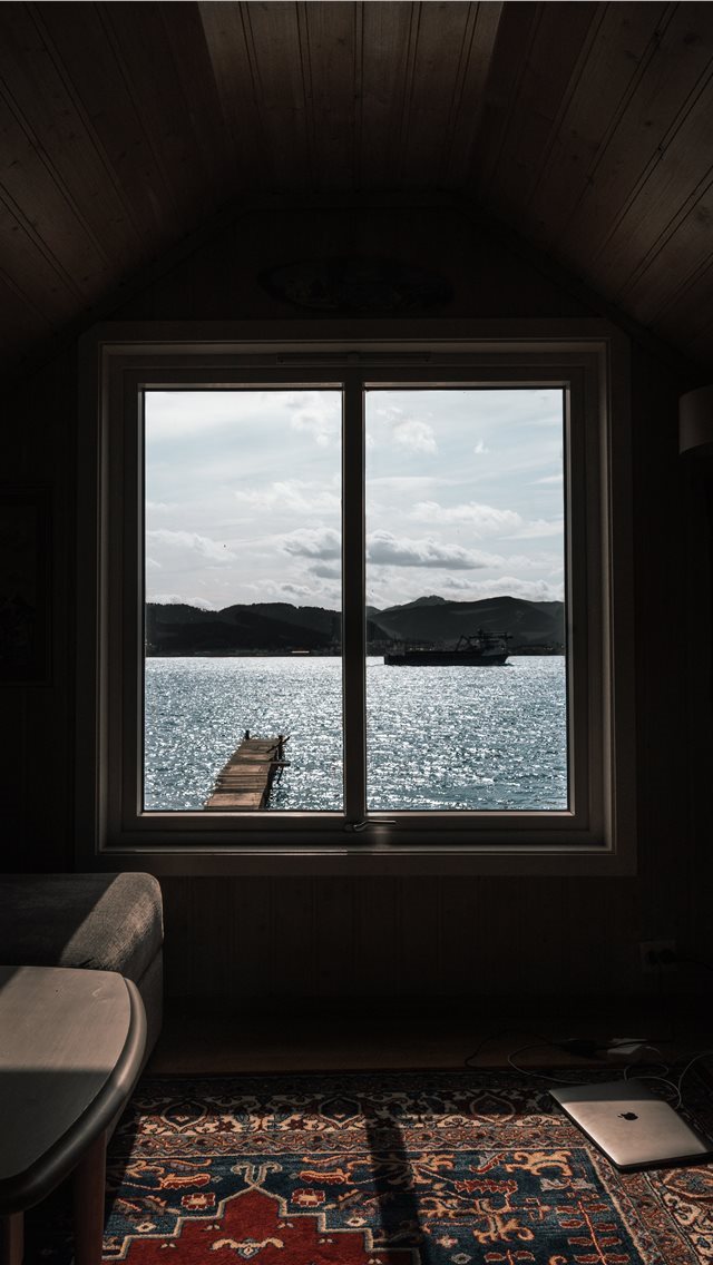 640x1136 Norway  Ålesund   Office for the weekend   - window iPhone Wallpaper