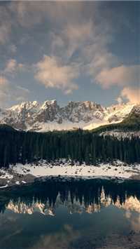 karersee Italy wallpaper