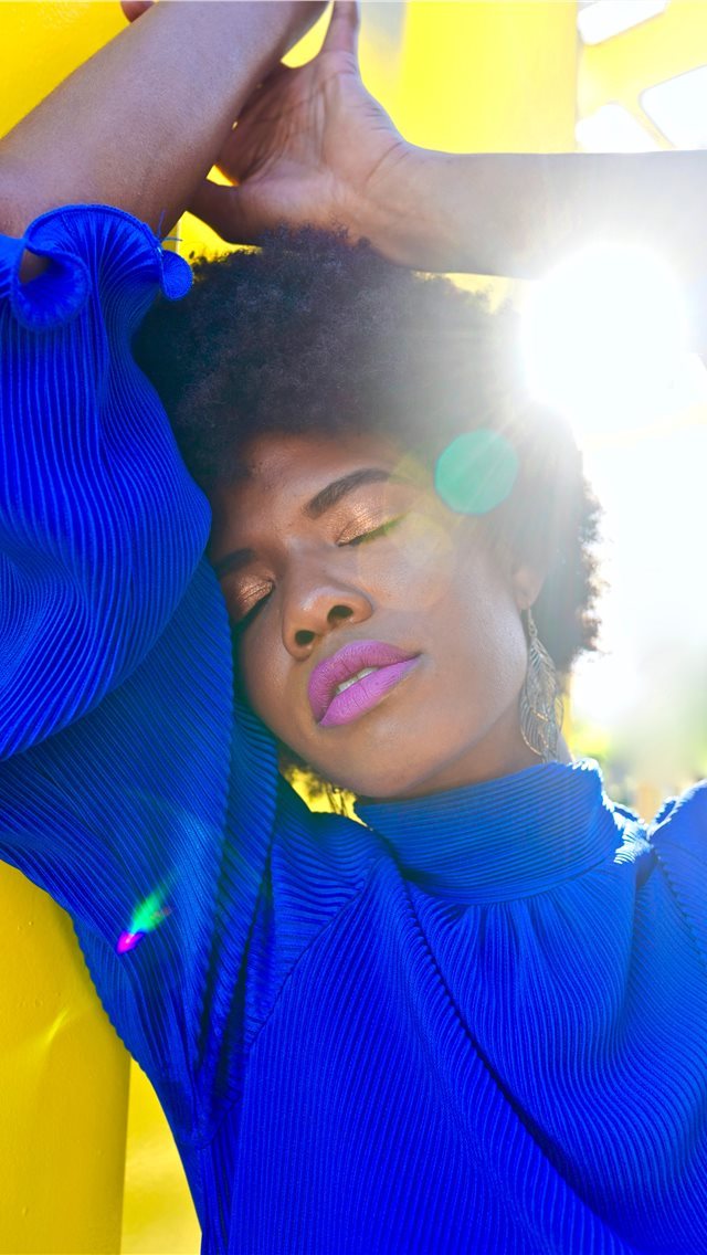 640x1136 The contrast of the model's outfit and the yellow ... - austin iPhone Wallpaper