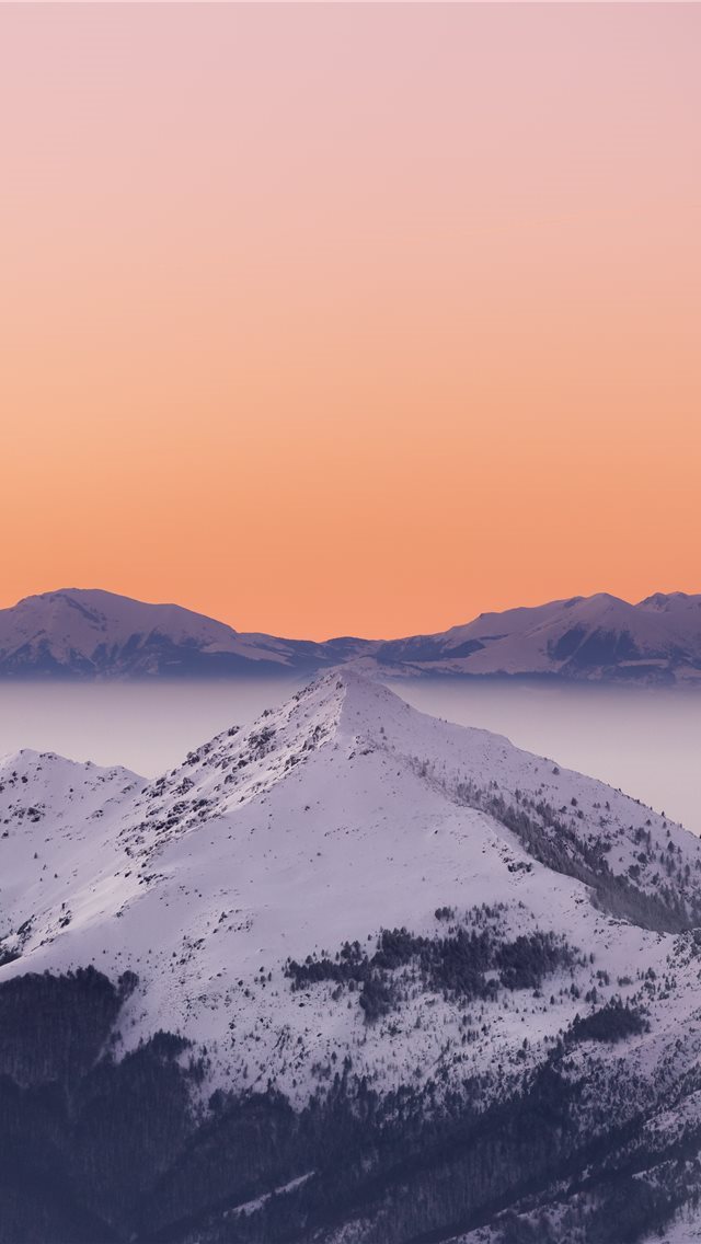 640x1136 snow mountain - winter iPhone Wallpaper