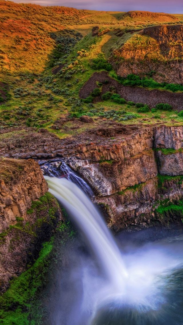640x1136 Palouse Falls - falls iPhone Wallpaper