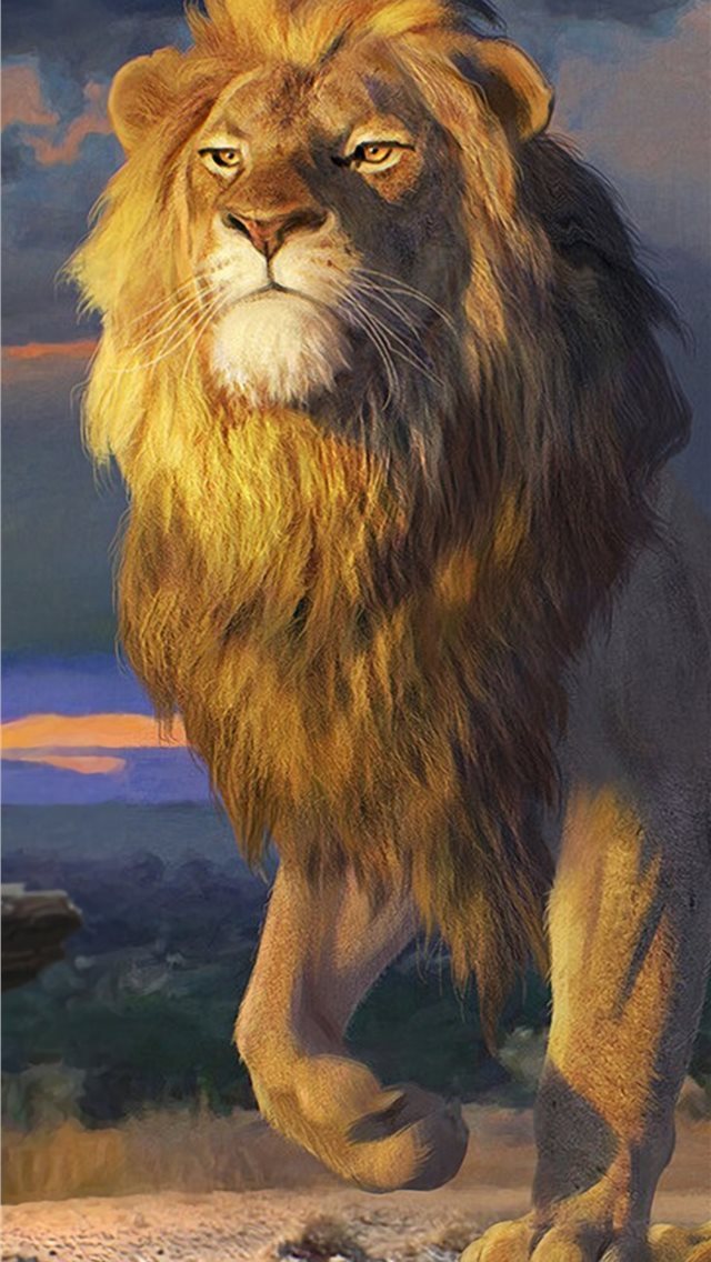 640x1136 simba artwork - simba iPhone Wallpaper