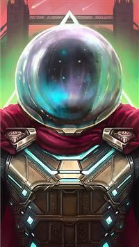 spider man far from home mysterio art 4k wallpaper