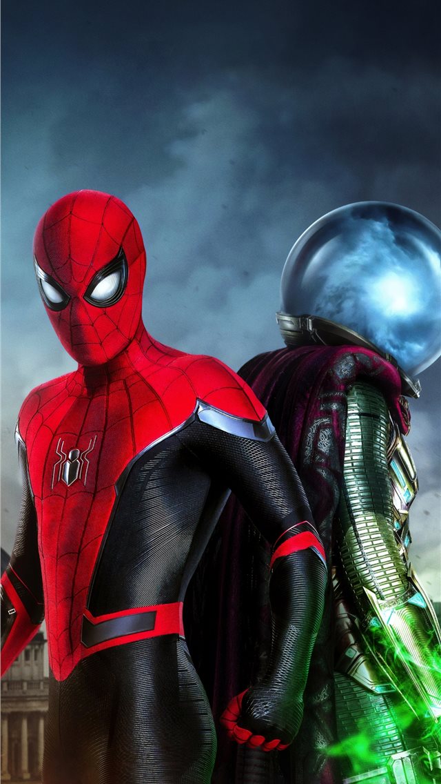spiderman far from home movie 4k iPhone wallpaper 