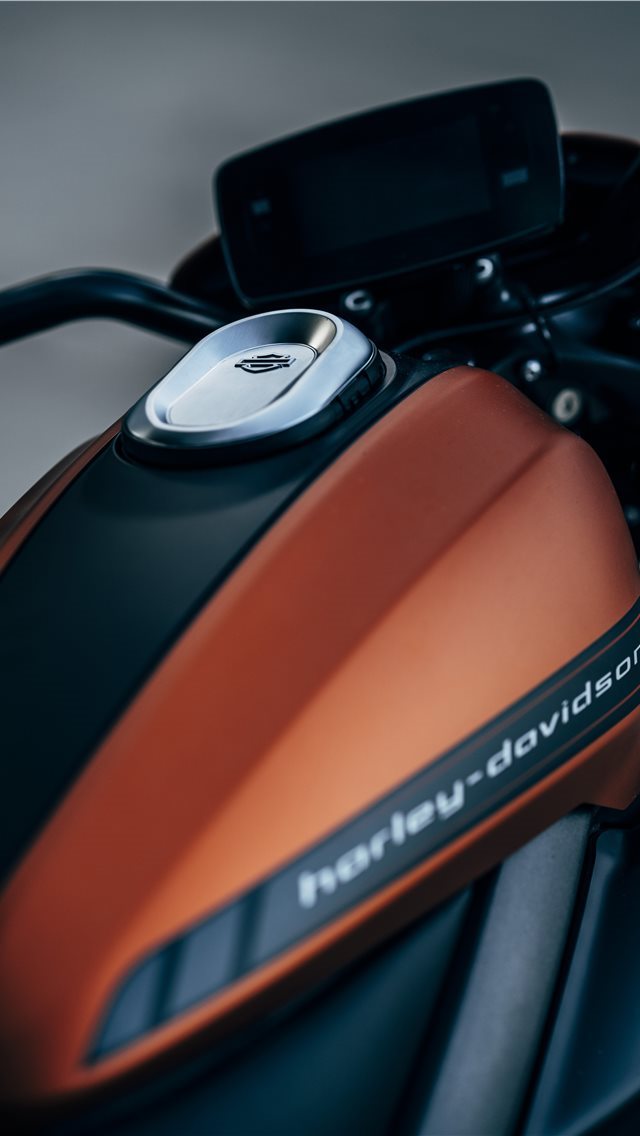 640x1136 orange and black Harley Davidson backbone motorcyc... - motorcycle iPhone Wallpaper