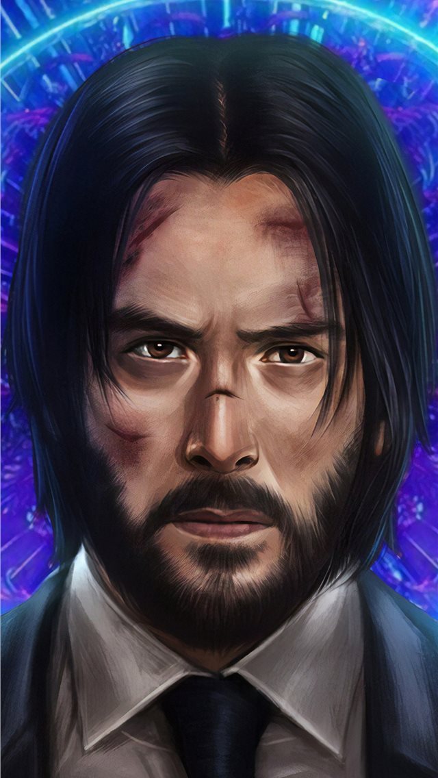 640x1136 john wick 3 new art - digital art iPhone Wallpaper