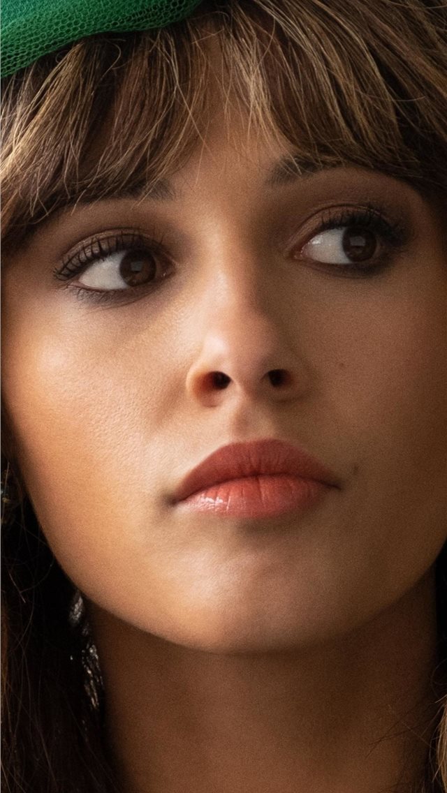 640x1136 naomi scott in charlies angels 4k - 2019 movies iPhone Wallpaper