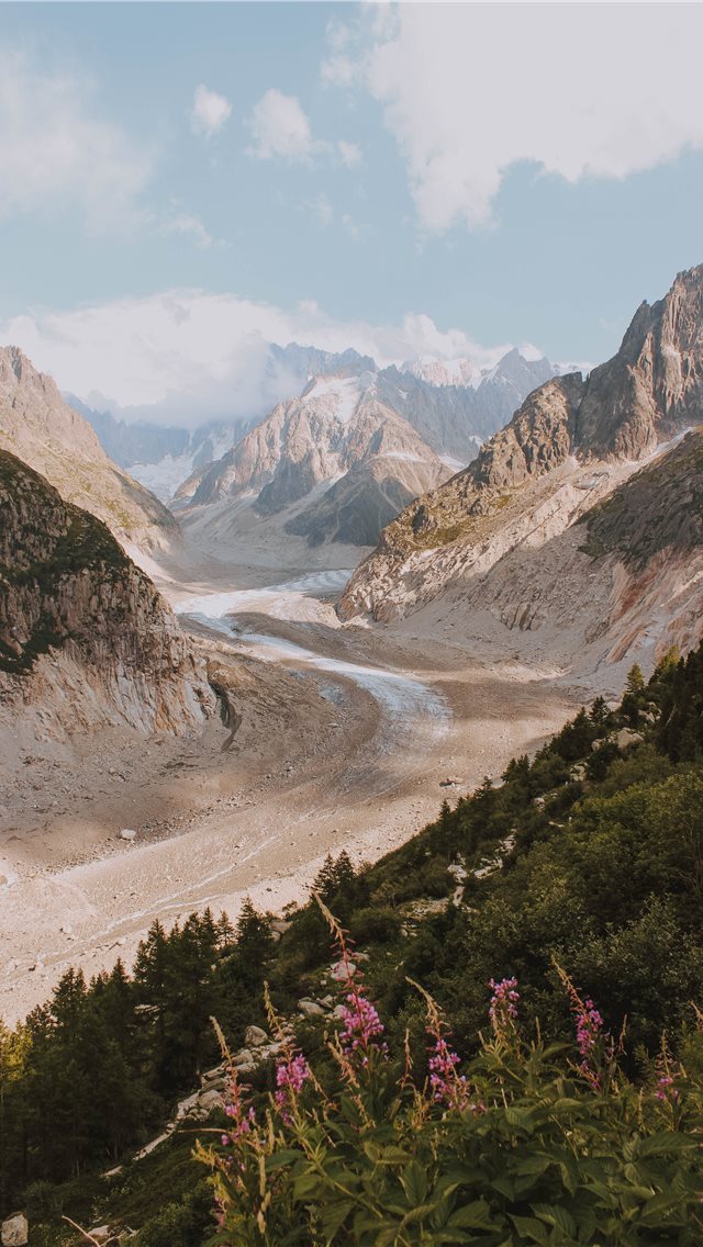 640x1136 landscape photography of green mountain - mountain iPhone Wallpaper