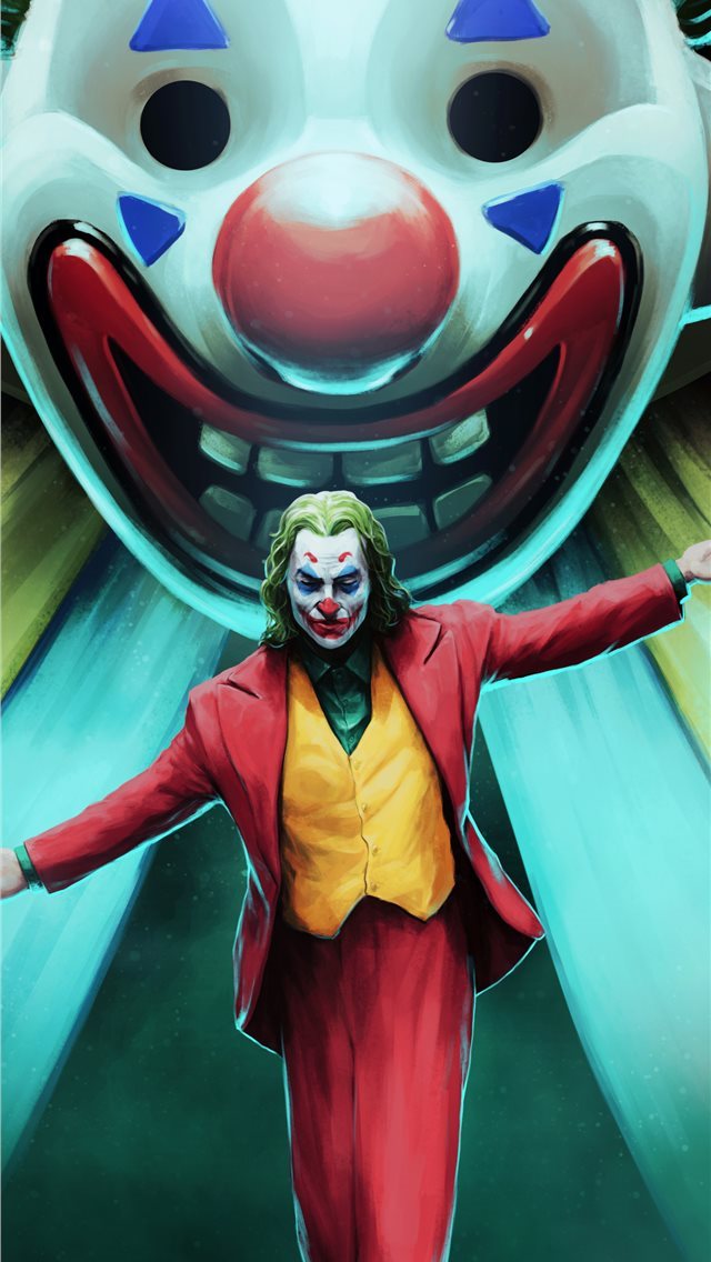 640x1136 joker movie art - joker movie iPhone Wallpaper