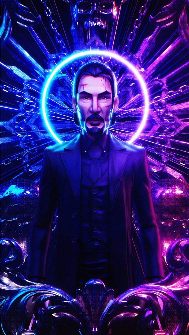 640x1136 john wick chapter 3 4k - artwork iPhone Wallpaper