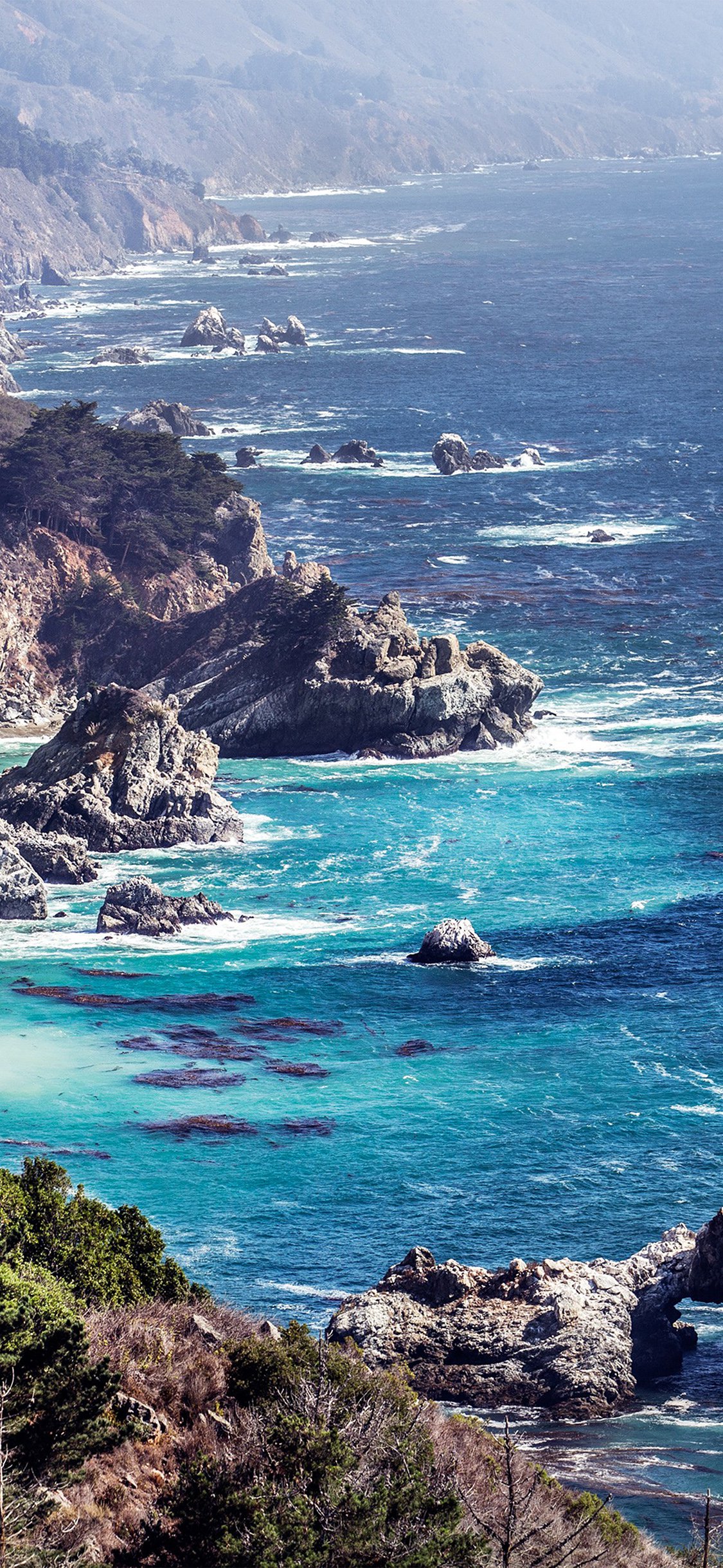 Ocean rock iPhone wallpaper 