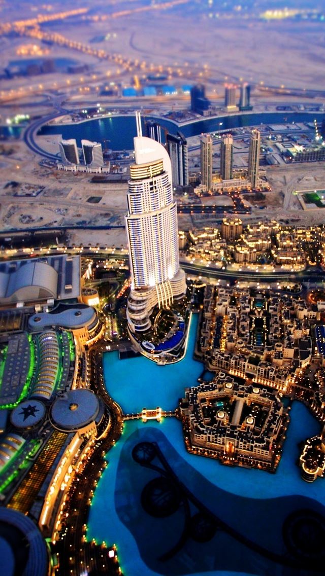 640x1136 Dubai Sky View - view iPhone Wallpaper