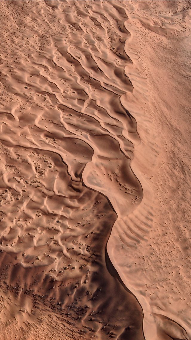 640x1136 aerial view photography of desert - sossusvlei iPhone Wallpaper