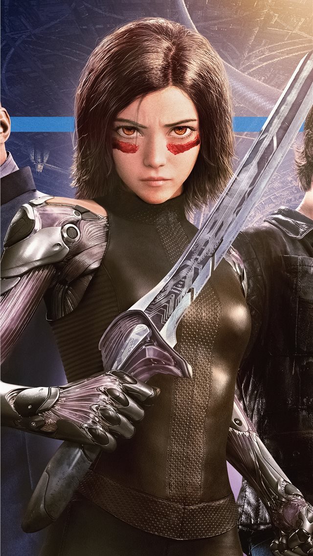 640x1136 5k alita battle angel 2019 - 5k iPhone Wallpaper