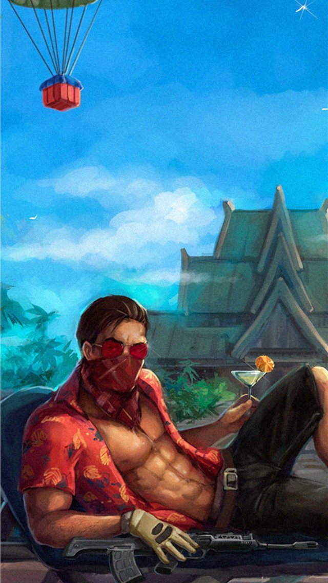 640x1136 pubg chilling in sanhok - artstation iPhone Wallpaper