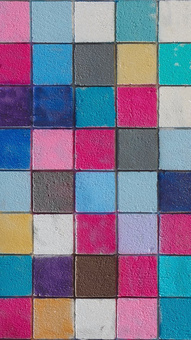 640x1136 multicolored marble tiles - glitter iPhone Wallpaper