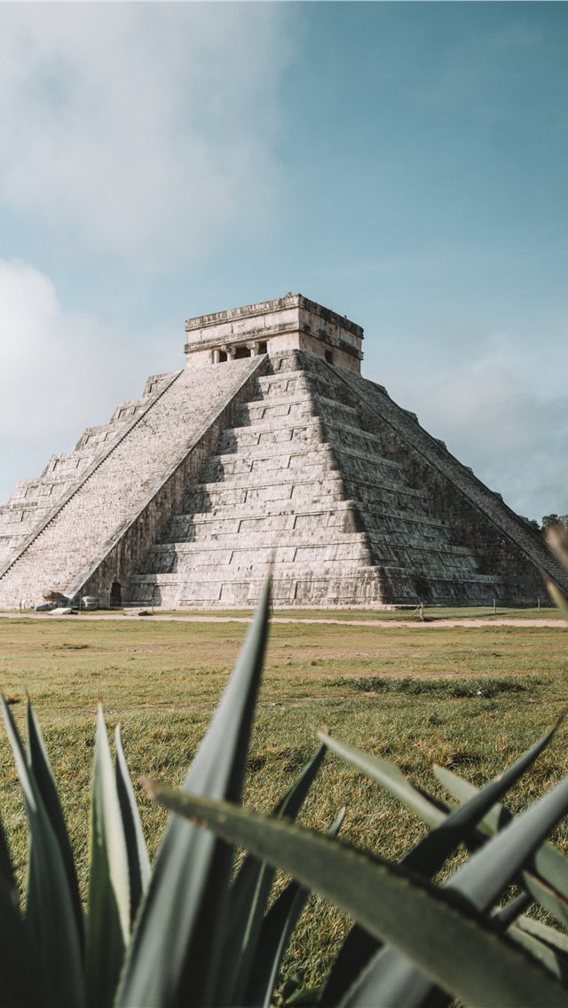 640x1136 grey pyramid - mexico iPhone Wallpaper