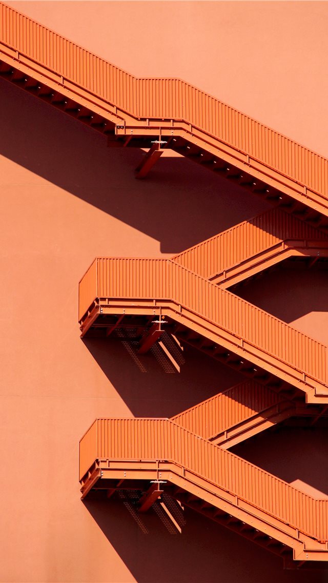 640x1136 brown metal framed stairs - italy iPhone Wallpaper