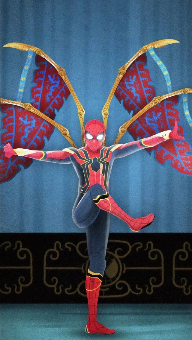 640x1136 spiderman far from home china poster - artwork iPhone Wallpaper