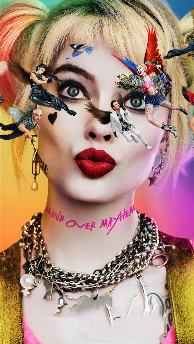 640x1136 harley quinn birds of prey 2020 4k - harley quinn iPhone Wallpaper