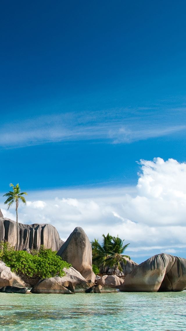 640x1136 Seychelles Islands Landscape -  iPhone Wallpaper