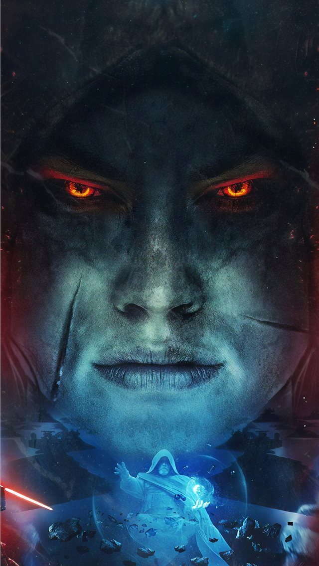 640x1136 star wars the rise of skywalker movie art 4k - 2019 movies iPhone Wallpaper