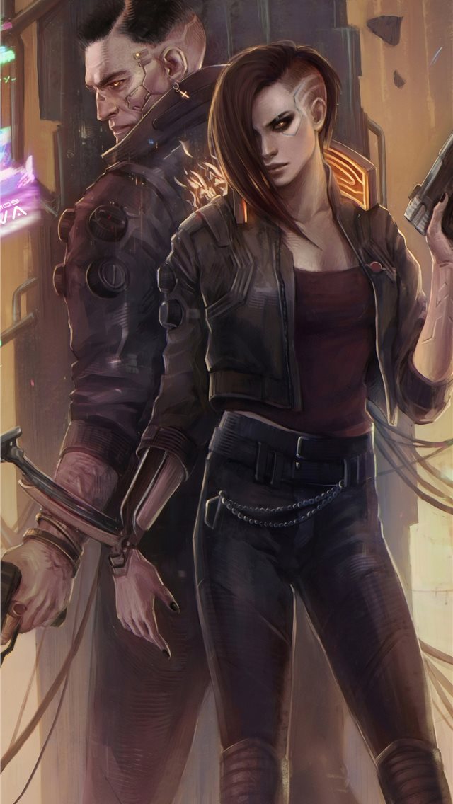 cyberpunk 2077 game 2019 4k iPhone wallpaper 