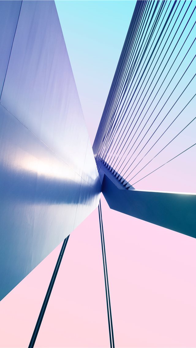 640x1136 worm's eye view of white concrete building - pastel iPhone Wallpaper