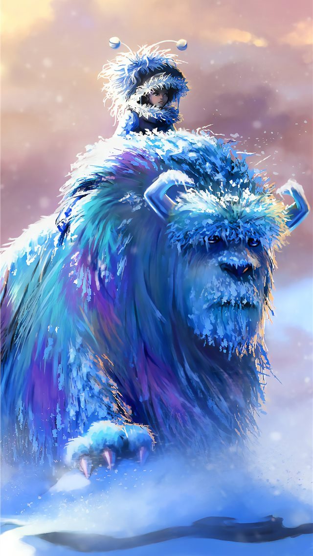 640x1136 sulley and mike monsters - artstation iPhone Wallpaper
